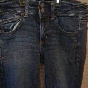 American Eagle Outfitters Dark Blue Flare Jeans